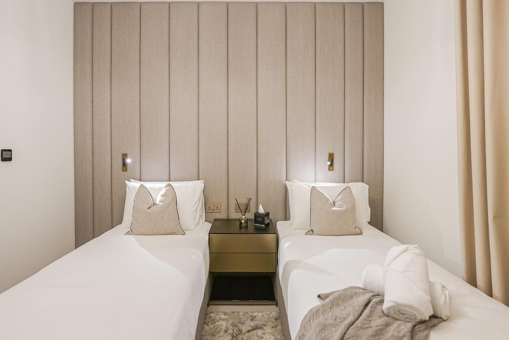 Apartmán Modern 2Br High Floor Haven In Vida Dubai Marina Exteriér fotografie