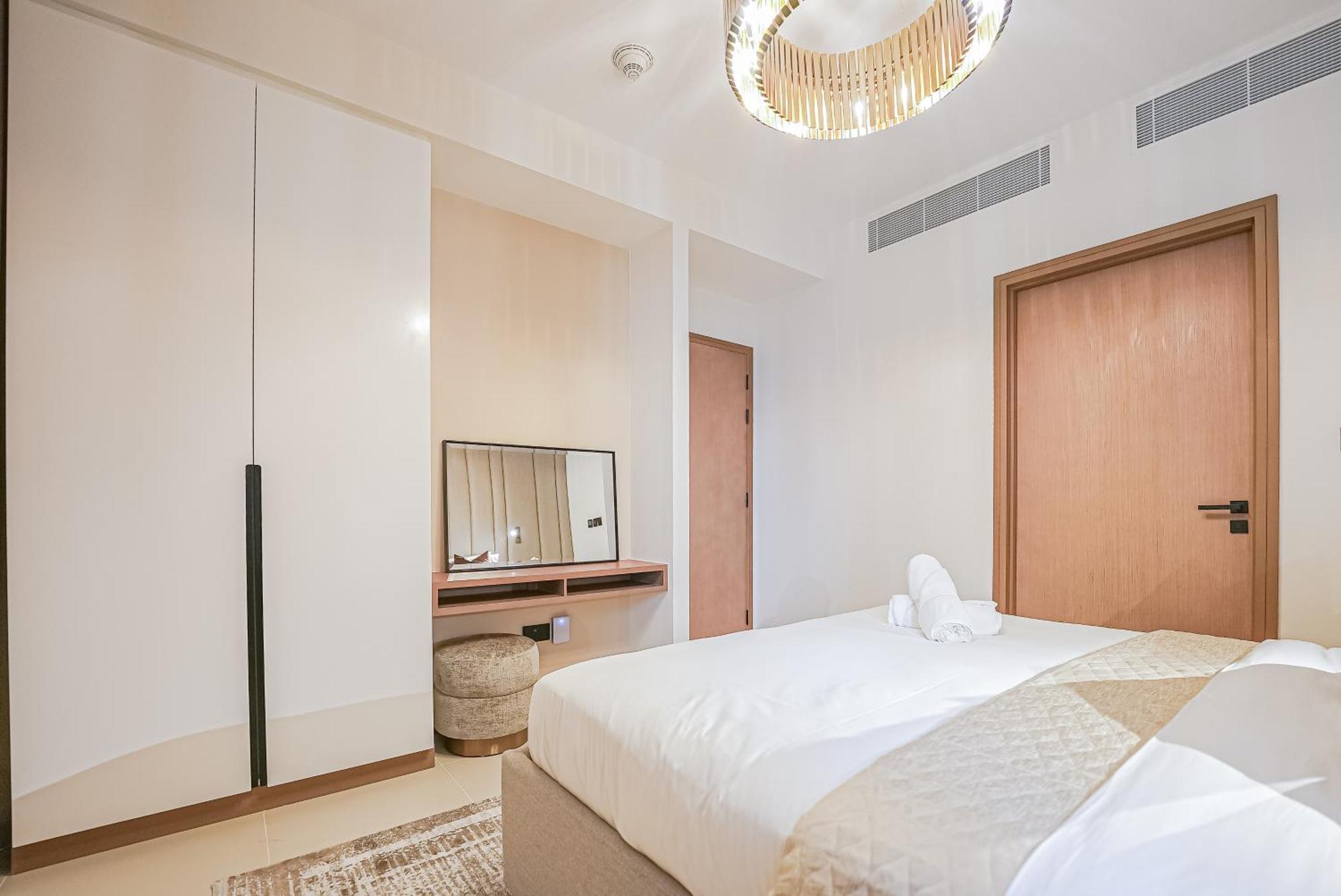 Apartmán Modern 2Br High Floor Haven In Vida Dubai Marina Exteriér fotografie
