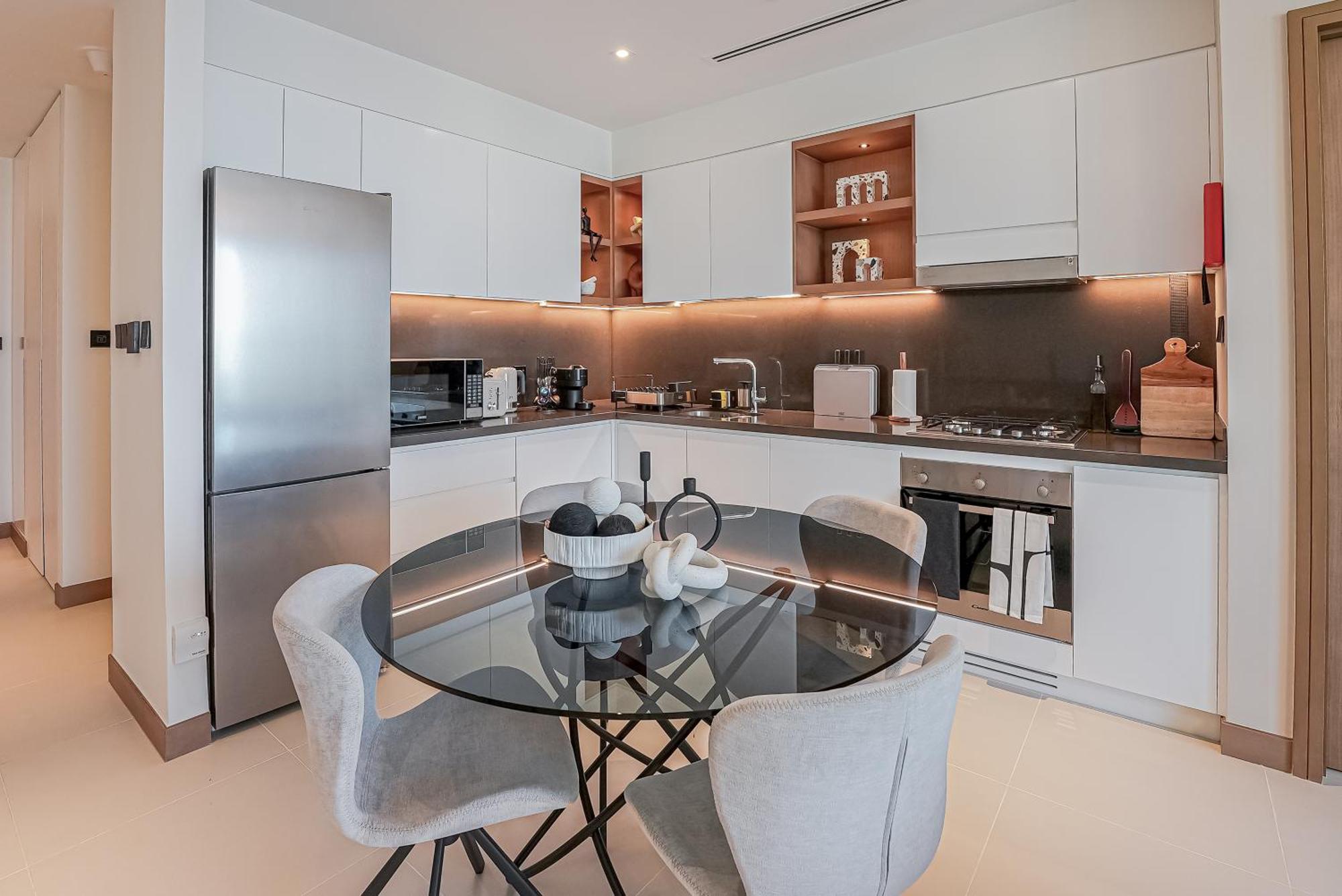 Apartmán Modern 2Br High Floor Haven In Vida Dubai Marina Exteriér fotografie